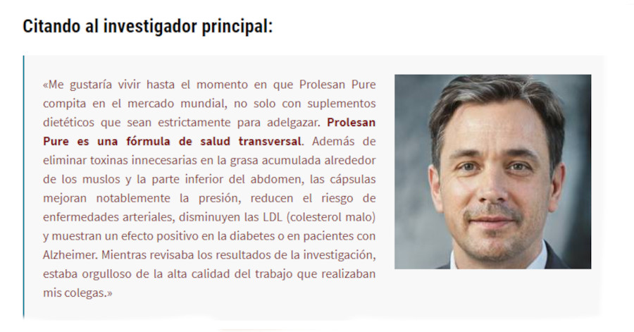 Funciona de verdad Prolesan Pure