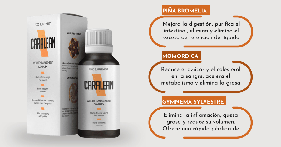 ingredientes tiene Caralean