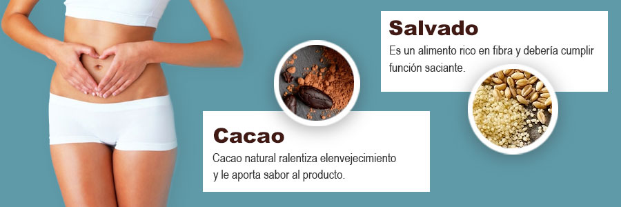 Cacao y salvado