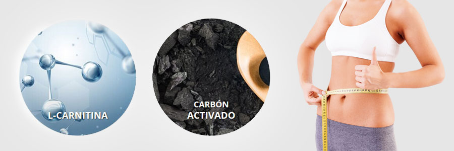 L-Carnitina y Carbón activo