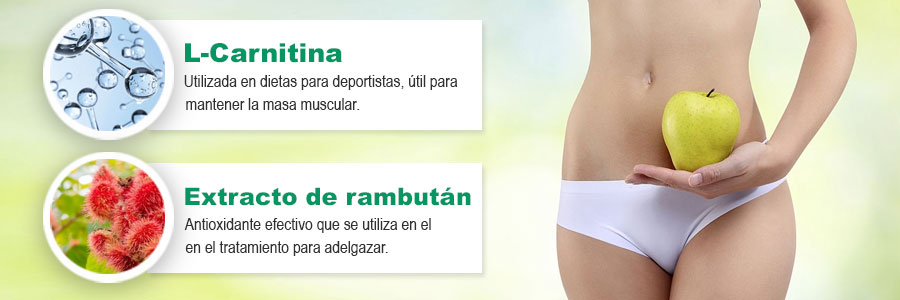 L-carnitina y extracto de rambutan